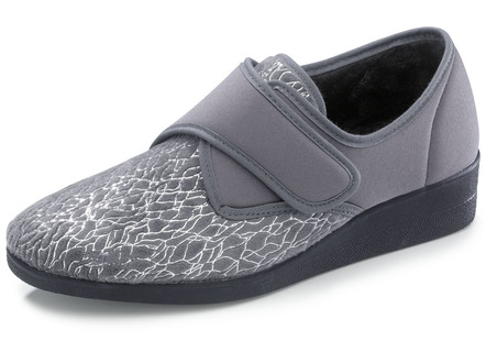 Laurina, klassieke damesschoenen met klittenband, met elastisch fluweel