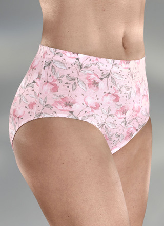 Set van vier slips met bloemenprint