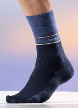 Set van vijf sokken met een drukvrije tailleband