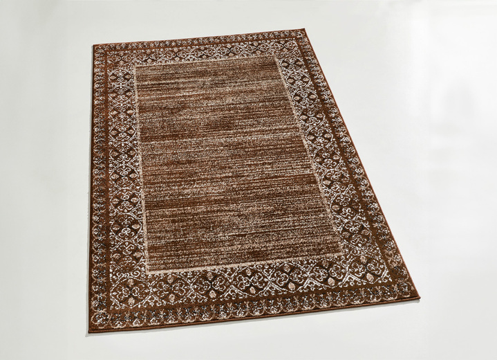 Tapijten - Mooie bruggetjes en tapijten met rankmotieven, in Größe 111 (Brug, 60 x 110 cm) bis 282 (Tapijt, 200 x 290 cm), in Farbe BRUIN Ansicht 1