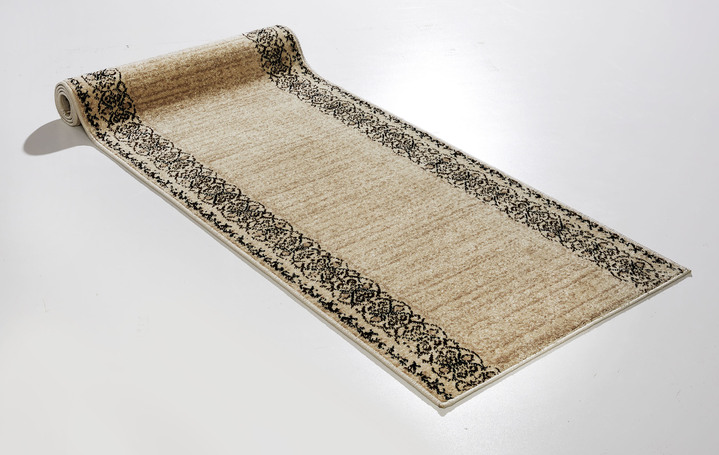 Tapijten - Hoogwaardige loper op maat gemaakt met rankenmotief, in Größe 101 (Loper, 67 cm breed) bis 106 (Loper, 100 cm breed), in Farbe BEIGE Ansicht 1