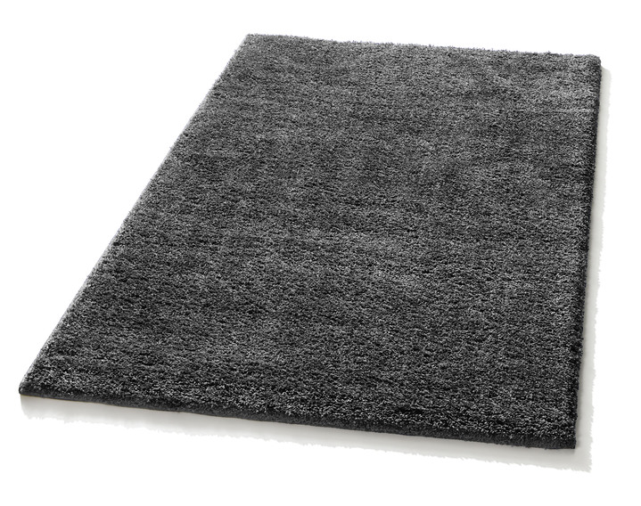 Modern - Combinatie sterke bruggen, galerijen en tapijten van dicht geweven hoogpolig pool, in Größe 111 (Brug, 60 x 110 cm) bis 305 (tapijt, ؠ160 cm), in Farbe ANTRACIET Ansicht 1