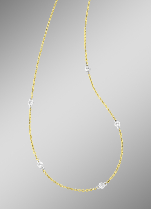 - Prachtige ketting in tweekleurig, in Farbe  Ansicht 1