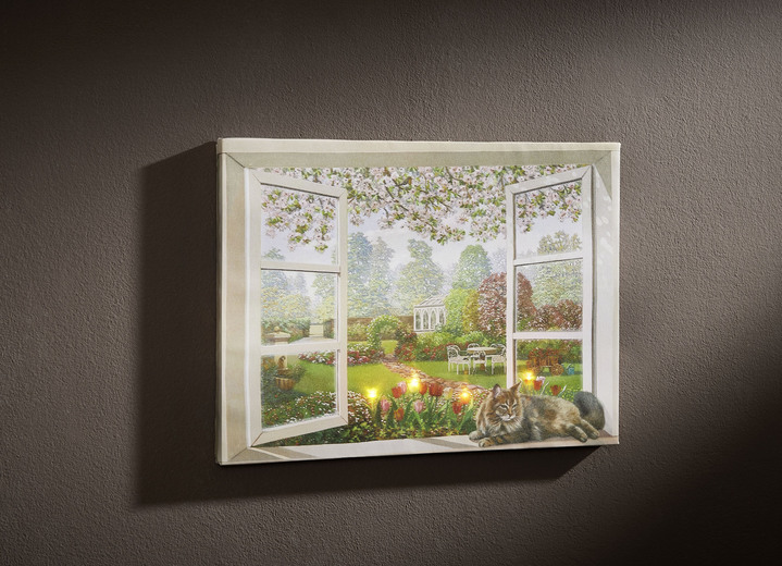 Dieren - Led-schilderij, in Farbe MULTICOLOR