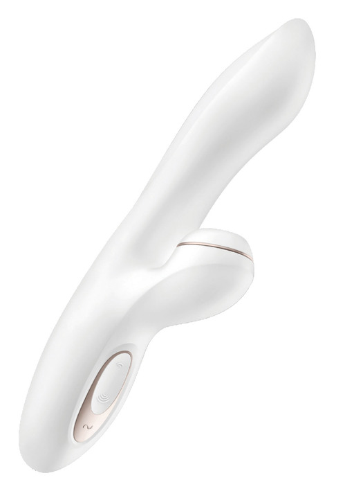 Erotiek - Satisfyer waterdichte 2-in-1 massageapparaat, in Farbe WIT