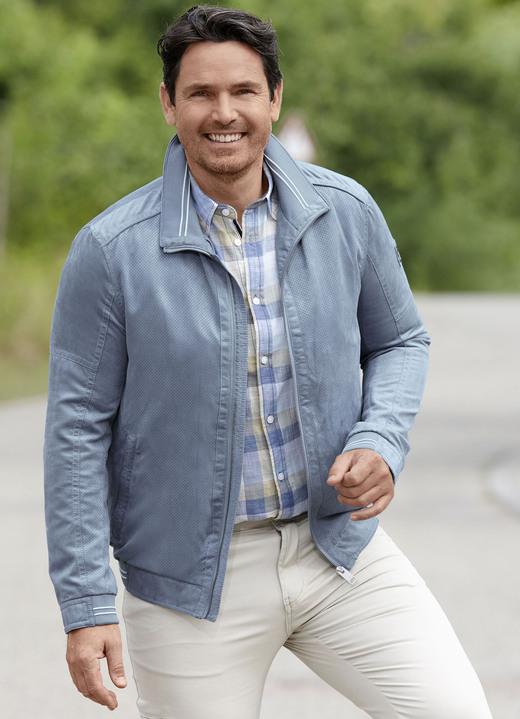 - Blouson uit “Redpoint”, in Größe 048 bis 062, in Farbe GRIJS BLAUW