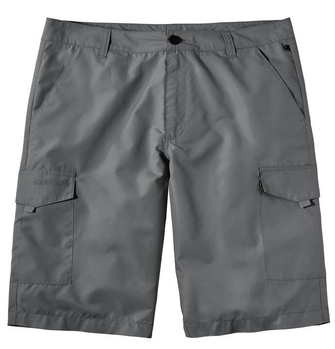 Broeken - Bermuda met cargozakken in 3 kleuren, in Größe 046 bis 058, in Farbe ANTRACIET Ansicht 1