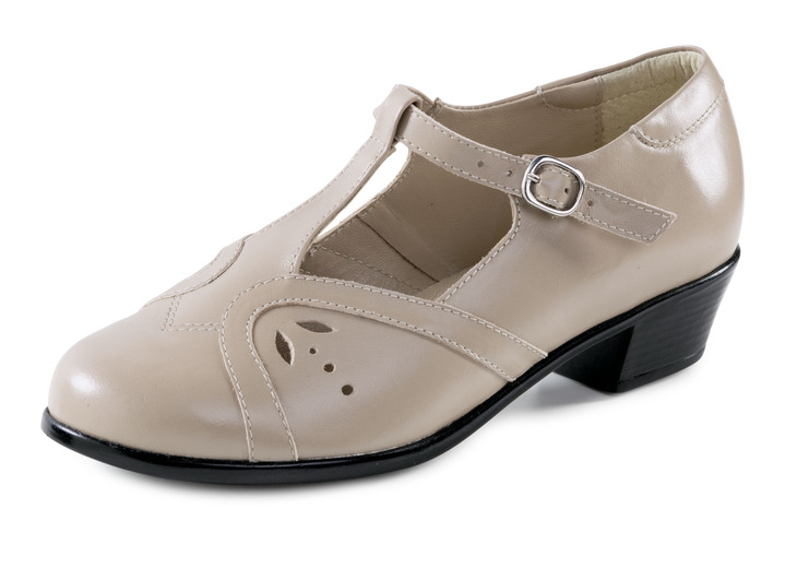 Pumps & ballerina - ELENA EDEN pumps met luchtige decoratieve perforaties, in Größe 036 bis 042, in Farbe BEIGE Ansicht 1