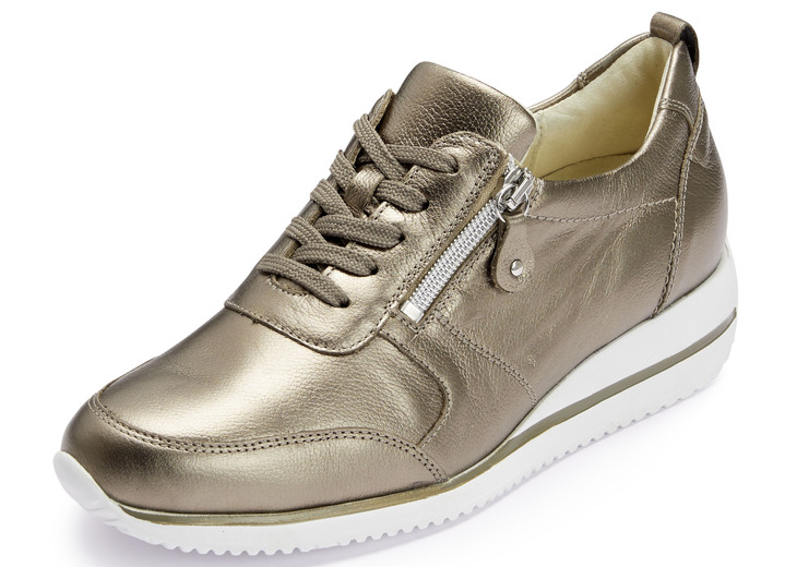 Instappers & veterschoenen - Waldläufer sneakers gemaakt van het beste nappaleer, in Größe 3 1/2 bis 8, in Farbe BRONS Ansicht 1
