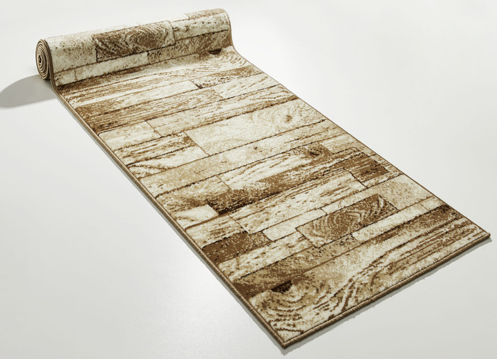 Tapijten - Decoratieve loper in gewenste lengte, in Größe 102 (Loper, 67 cm breed) bis 106 (Loper, 100 cm breed), in Farbe BEIGE Ansicht 1