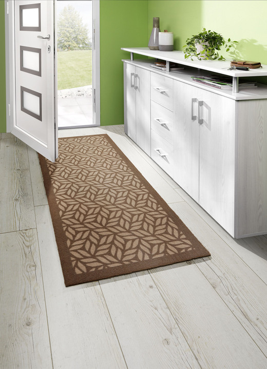 Schoonloopmatten - Deurmat met latex achterkant, in Größe 100 (40 x 60 cm) bis 107 (60 x 170 cm), in Farbe TAUPE Ansicht 1