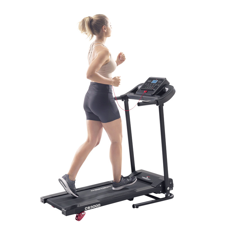 Fitnessapparatuur - Elektrische loopband, in Farbe ZWART Ansicht 1