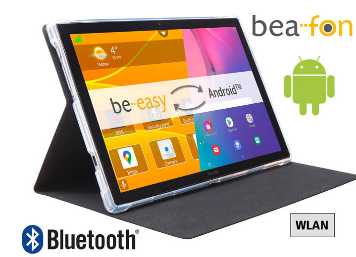 - Beafon tablet-pc 10,1 inch, in Farbe ZWART, in Ausführung bea-fon Tab-Lite TW10 Ansicht 1