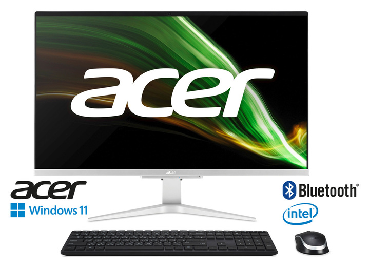 - Acer Aspire C27-1655 alles-in-één-pc, in Farbe ZILVER Ansicht 1