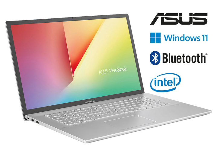 Computers & elektronica - Asus VivoBook 17 F712EA-AV668W, in Farbe ZILVERKLEURIG Ansicht 1