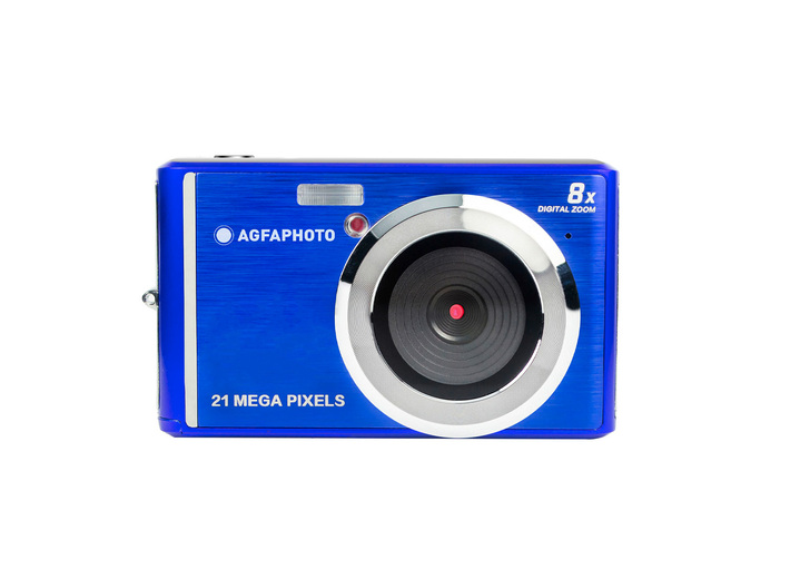 Techniek - Digitale camera AgfaPhoto Compact Cam DC200, in Farbe BLAUW Ansicht 1