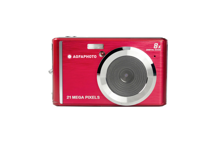 Techniek - Digitale camera AgfaPhoto Compact Cam DC200, in Farbe ROOD Ansicht 1