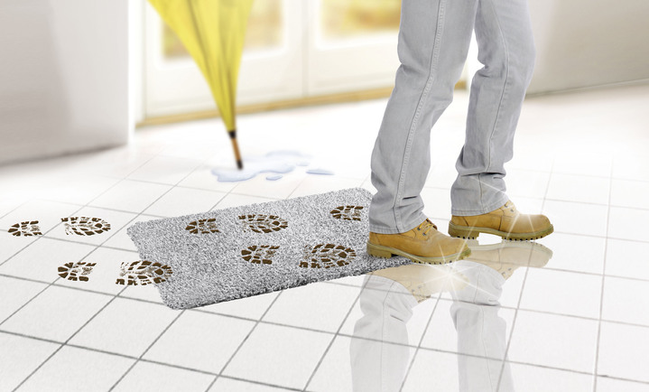 - Schoonloopmat, in Farbe GRIJS, in Ausführung Schoonloopmat Ansicht 1