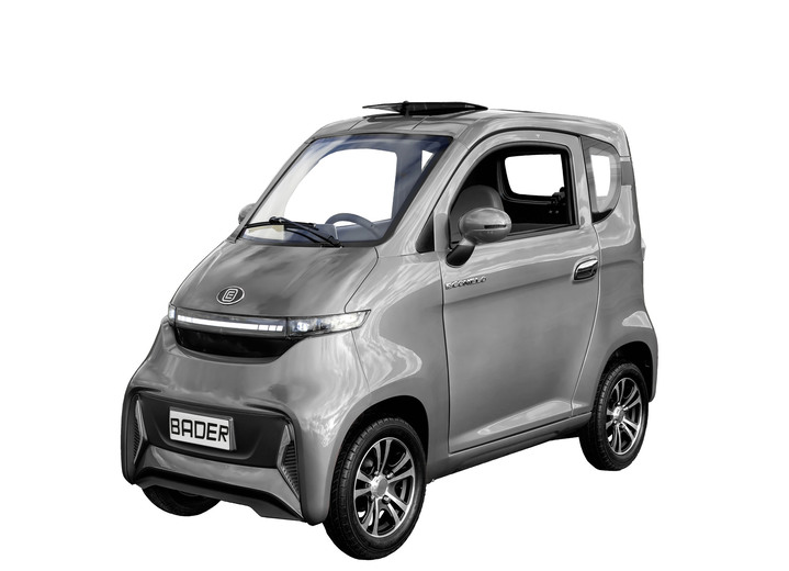 Elektrische mobile - Cabine scooter, 4-wiel, in Farbe GRIJS Ansicht 1