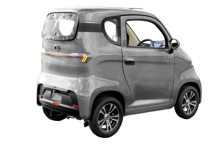 Elektrische mobile - Cabine scooter, 4-wiel, in Farbe GRIJS Ansicht 1