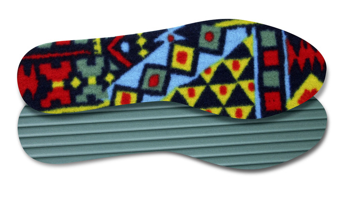Gezonde voeten - Thermofleece-inzetstuk, 2 paar, in Größe 001 bis 005, in Farbe BUNT Ansicht 1