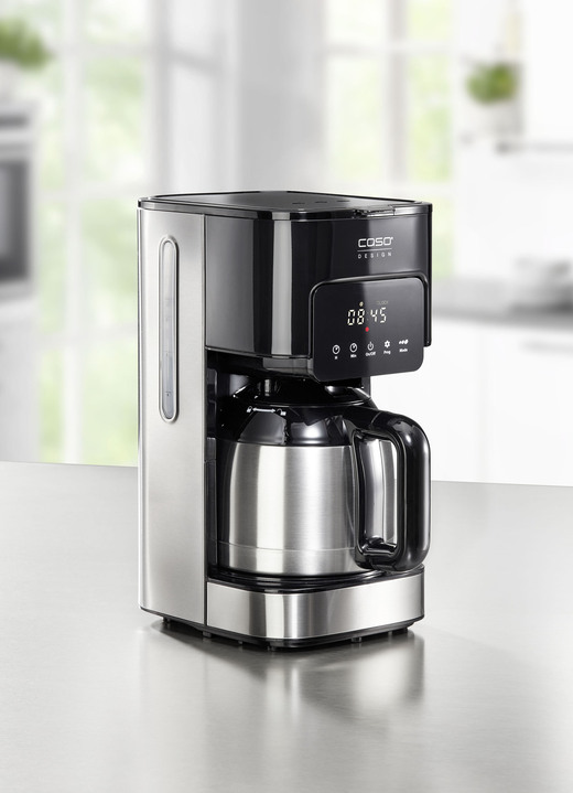 Koffieapparaten - Koffiezetapparaat met thermoskan, in Farbe ZWART-ZILVER