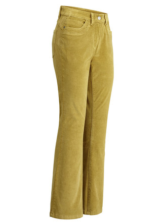Corduroy broek in trendy bootcut model