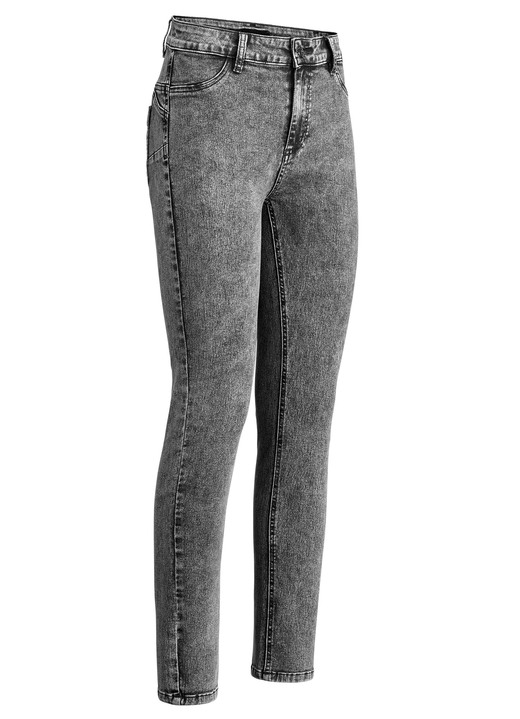 Jeans - Enkellange, figuurvormende jeans, in Größe 017 bis 050, in Farbe GRAFIET Ansicht 1