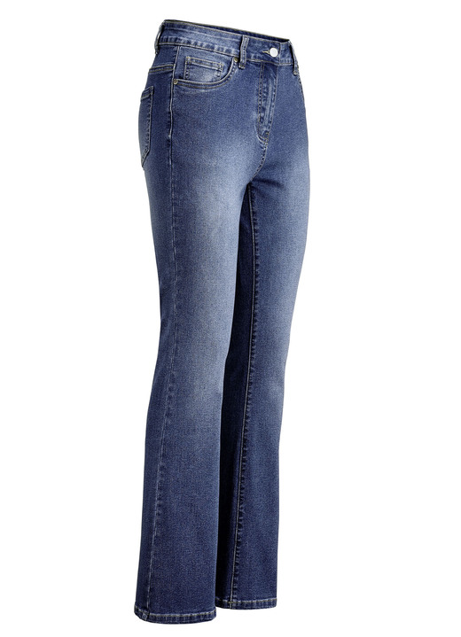 Jeans - Jeans met licht uitlopende pijpen Jeans - Jeans met licht uitlopende pijpen, in Größe 017 bis 052, in Farbe DONKERBLAUW