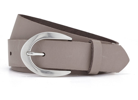 Elegante leren damesriem, 3 cm breed