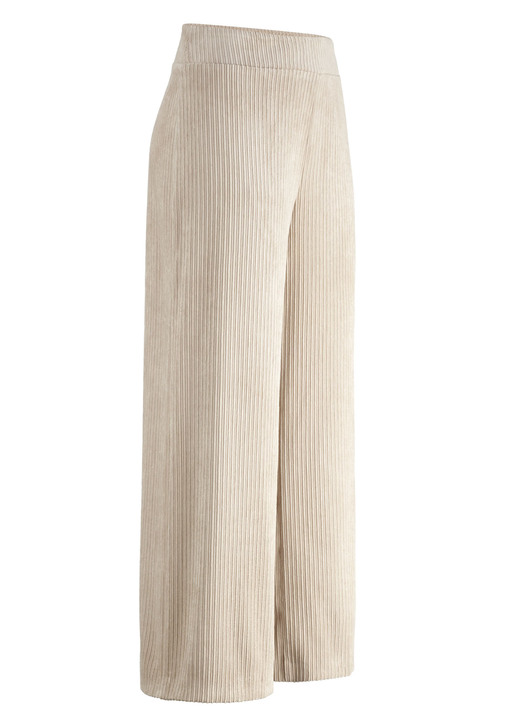 Broeken - Broek in modieuze verkorte lengte, in Größe 018 bis 052, in Farbe LICHTBEIGE Ansicht 1