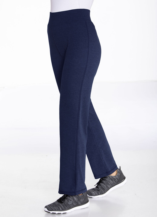 Vrijetijds pantalons - Jazzbroek met elastische tailleband, in Größe 019 bis 052, in Farbe MARINE Ansicht 1