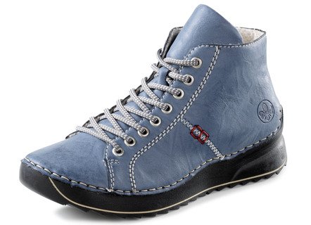 Rieker, sportieve dameslaarzen, winterschoenen, met rits