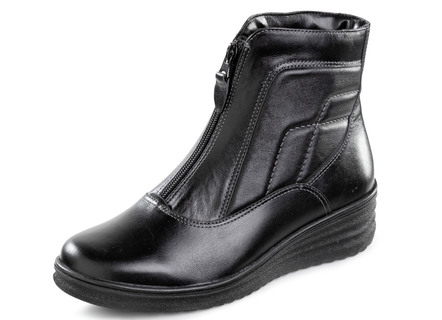 ELENA EDEN, gevoerde dames enkellaarsjes, winterschoenen, breedte H, met lamsvacht