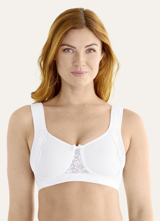Soft-BH - Swegmark of Sweden beha, in Größe 075 bis 100, in Cup C, in Farbe WIT Ansicht 1