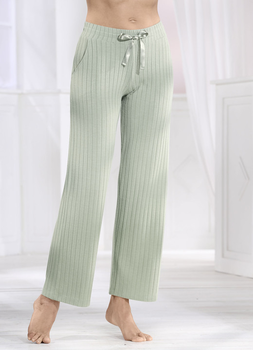 Vrijetijds pantalons - Super comfortabele broek met elastische tailleband, in Größe 036 bis 050, in Farbe SALIE Ansicht 1