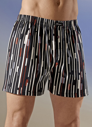 Pak van vier boxershorts met streepjesmotief