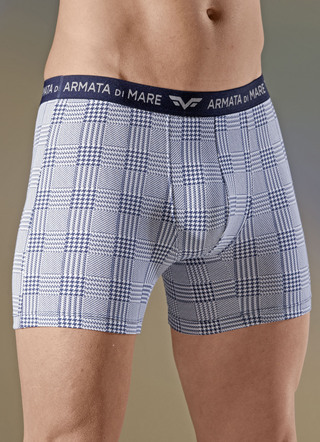 Set van drie pants met ruitjesmotief