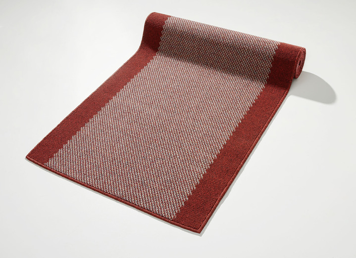 Tapijten - Perfecte lopers op maat gemaakt, in Größe 100 (50 cm breed) bis 106 (100 cm breed), in Farbe ROOD Ansicht 1