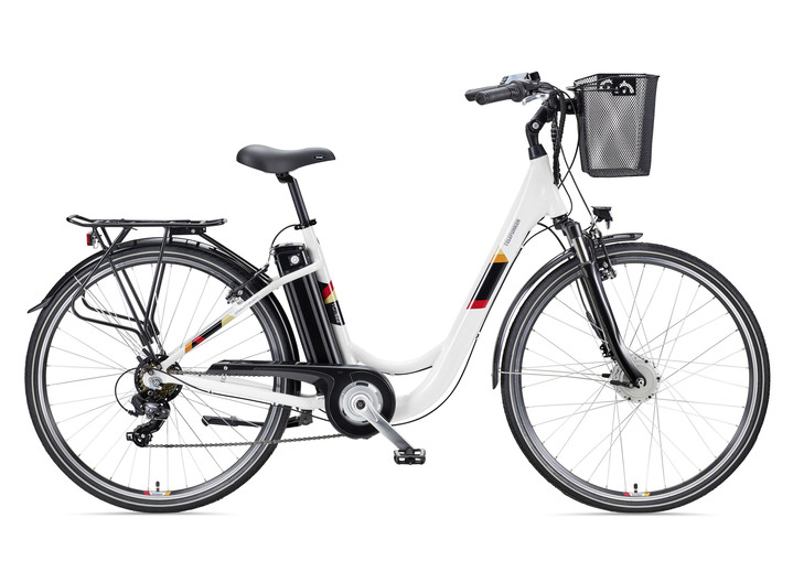 Elektromobielen - De perfecte stads-e-bike, in Farbe WIT Ansicht 1