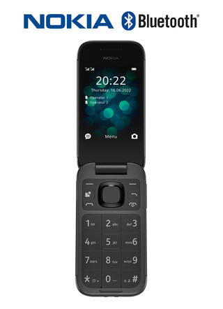 Nokia 2660 Flip clamshell-telefoon met grote knoppen