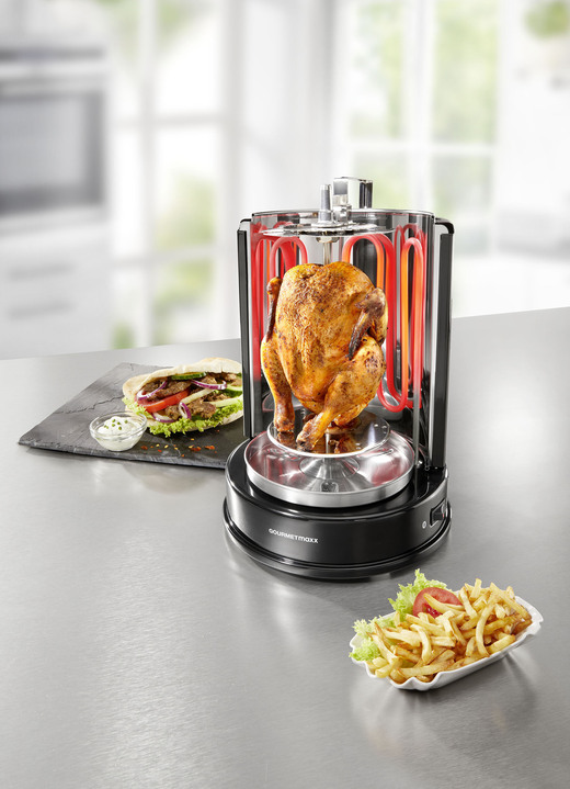 - Multigrill voor maximaal 4 kg vlees, in Farbe ZWART Ansicht 1