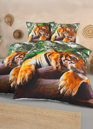Beddengoedset met digitale print