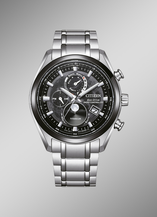 Radiografische-/solarhorloges - Radiogestuurd solar herenhorloge Citizen BY1018-80E, in Farbe  Ansicht 1
