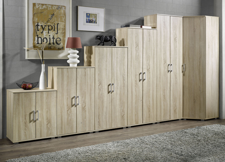 Slaapkamerkasten - Combinatievriendelijke ladekast en kastenserie, in Farbe EICHE SONOMA, in Ausführung Ladekast, 2 deuren, hoogte 71 cm Ansicht 1