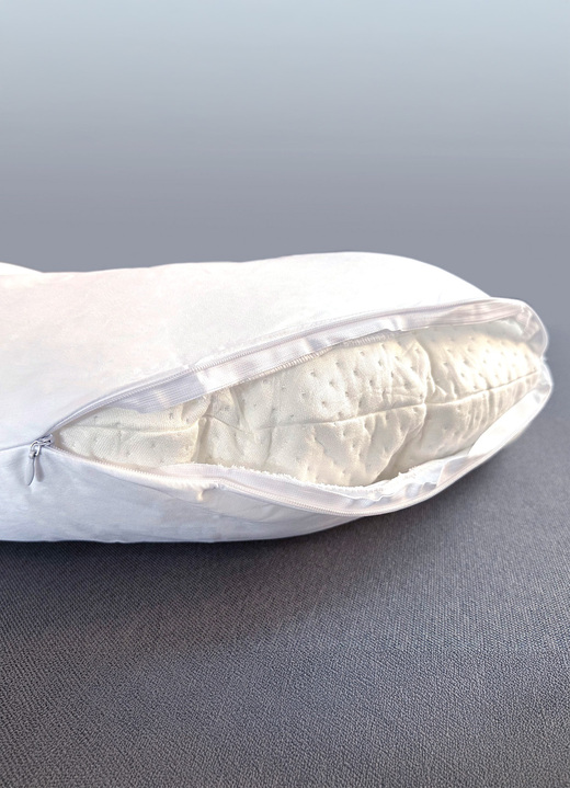 Gezonde nachtrust - Kussensloop voor Dreamolino Swan Pillow volledig lichaamskussen, in Farbe WEISS Ansicht 1