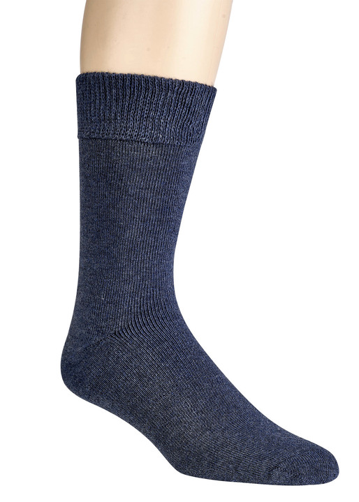 Kousen & panty's - Alpacasokken, set van 3, in Größe 001 bis 003, in Farbe MARINE Ansicht 1