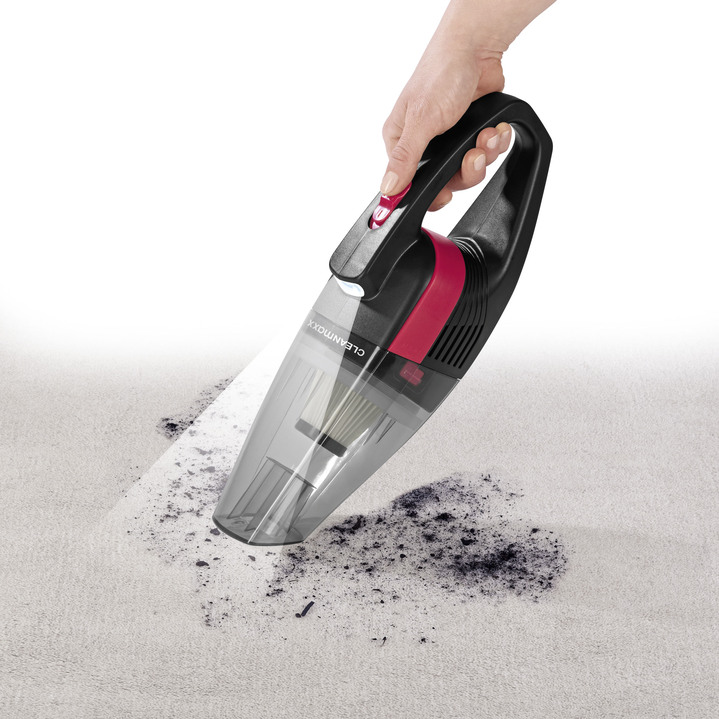- Draadloze handstofzuiger met EPA-filter, in Farbe GRAU-ROT Ansicht 1