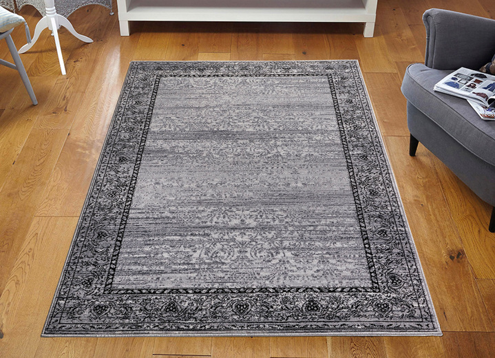 Modern - Geweven bruggen en tapijten met een geweldig design, in Größe 111 (Brug, 60 x 110 cm) bis 288 (Tapijt, 240 x 330 cm), in Farbe GRIJS Ansicht 1
