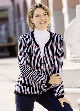 Cardigan met delicate kleurverloop
